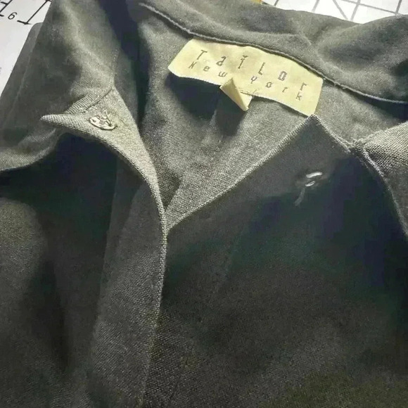 Tailor New York Women’s 2X Wool Blend Blouse Long Sleeve Pullover Tunic Top - Picture 12 of 13